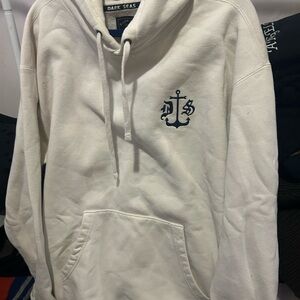 Dark Seas White Men's Hoodie